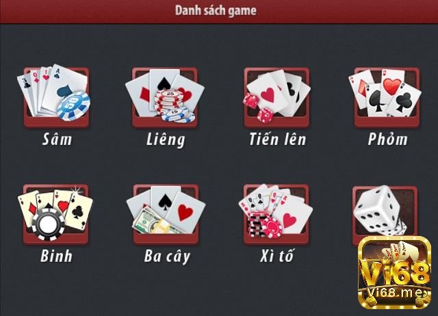 Game tien len nhat nhi ba gồm những thể loại game nào?