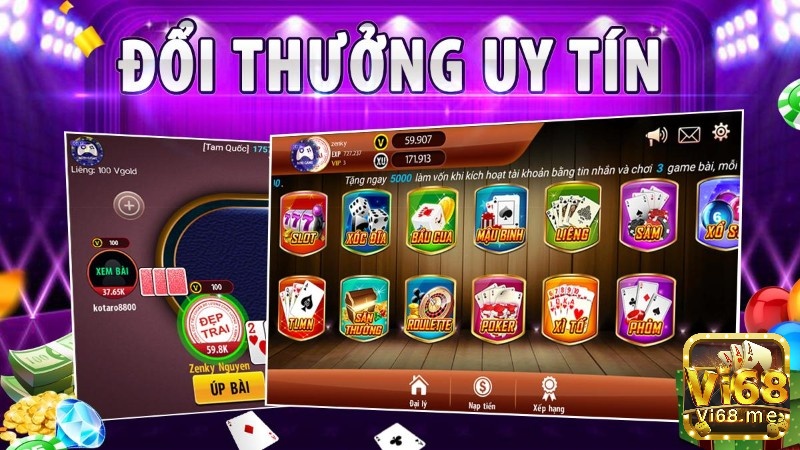 Tai Game bai doi thuong hấp dẫn