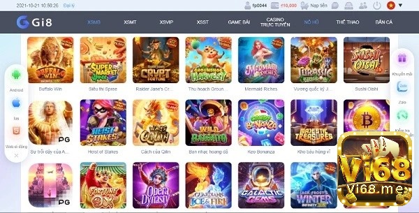 Gi88 nhiều thể loại game đổi thưởng mới lạ