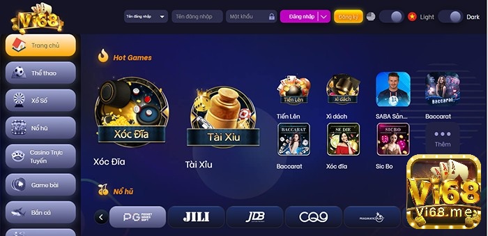 Giới thiệu về game bài tại Vi68