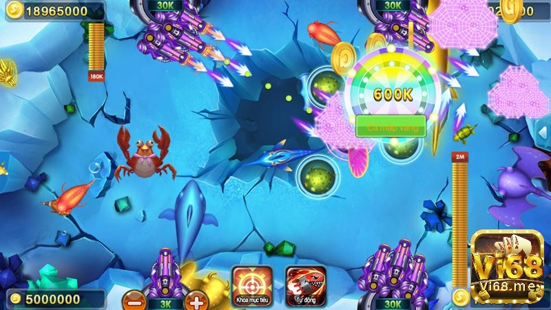 Top sảnh game bắn cá hay nhất tại Vi68