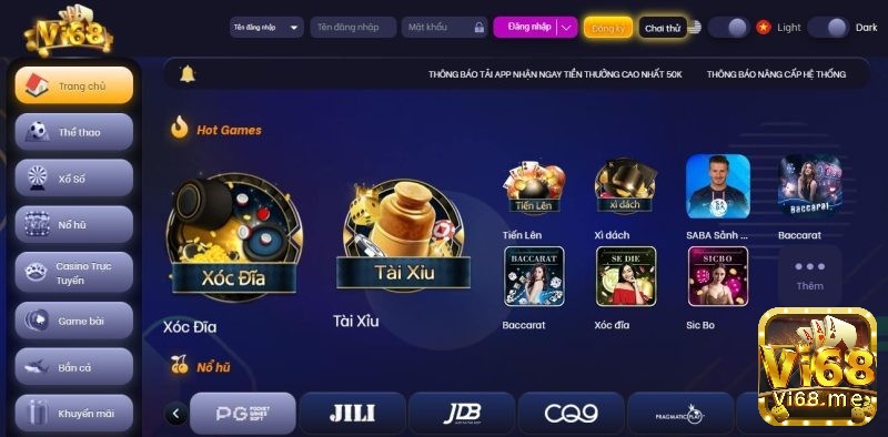 Tìm hiểu thông tin về sàn baccarat uy tín Vi68