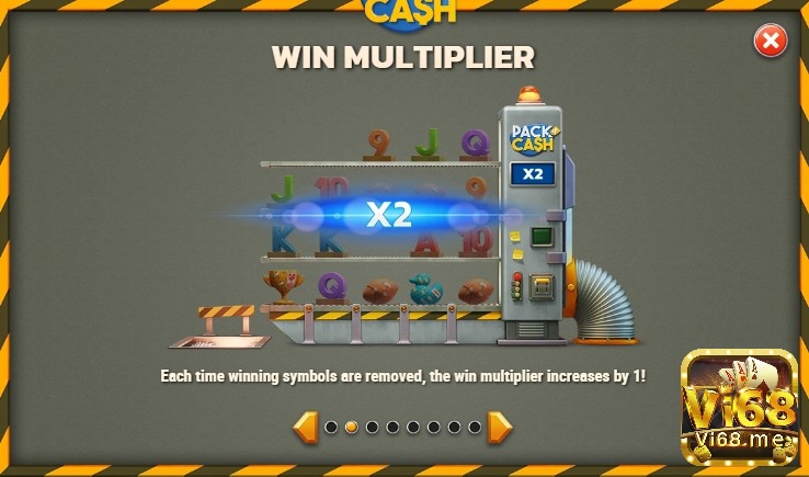 Win Multiplier sẽ giúp hệ số nhân tăng thêm 1 sau mỗi vòng thắng